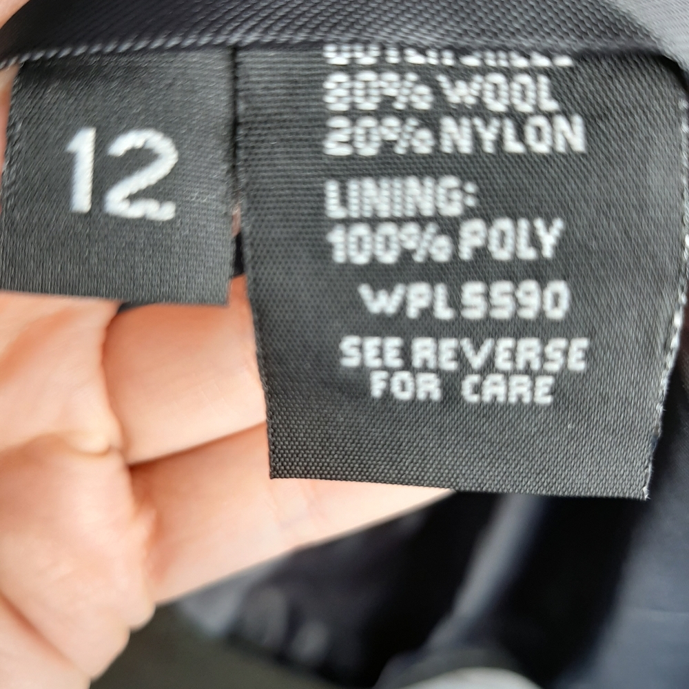 Calvin Klein women's wool coat size 12 - Picture 6 of 6